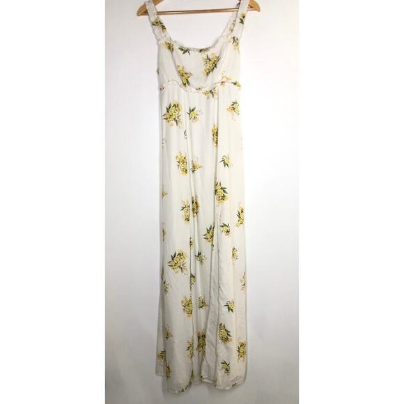Show Me Your Mumu Bristol Dress Floral Sleeveless Square Neck Maxi Tank White M - Picture 2 of 8